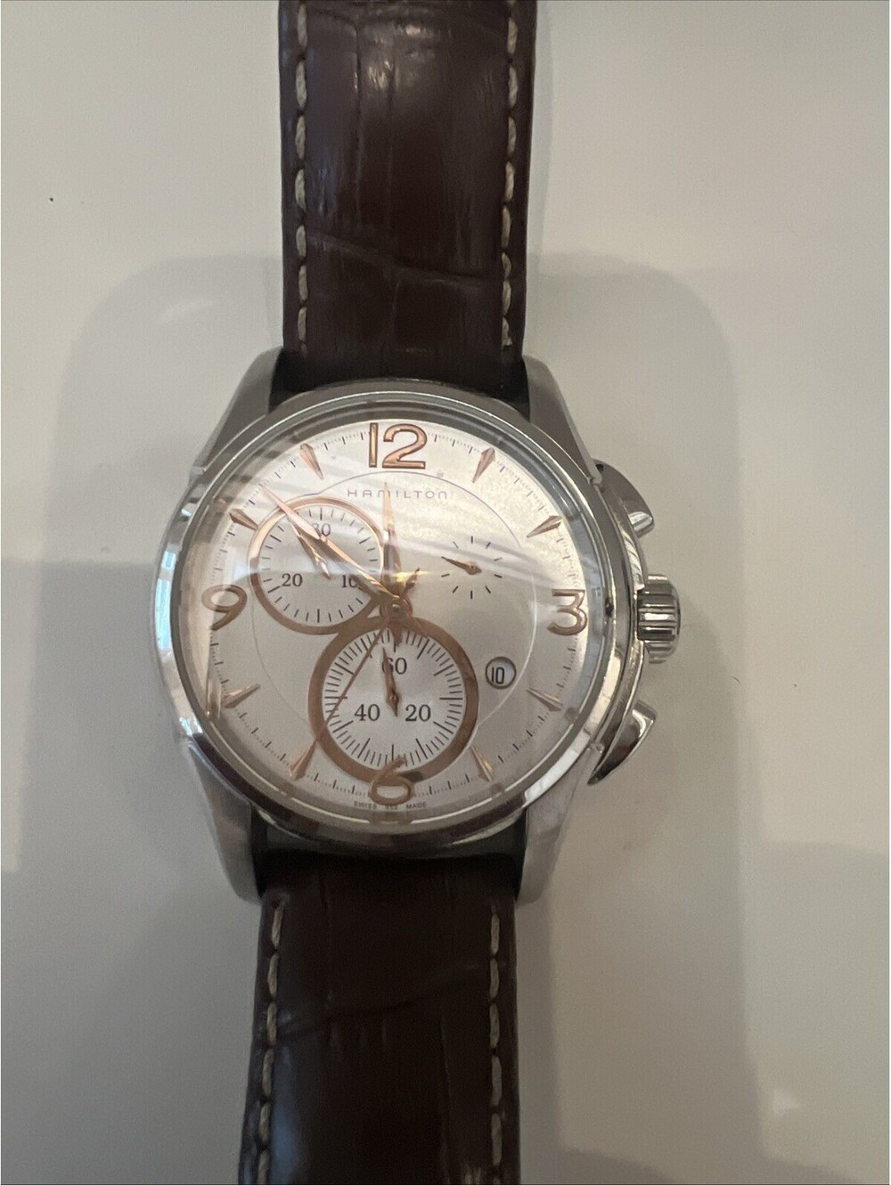 Hamilton Jazzmaster Chronograph Quartz brand new battery Men's w